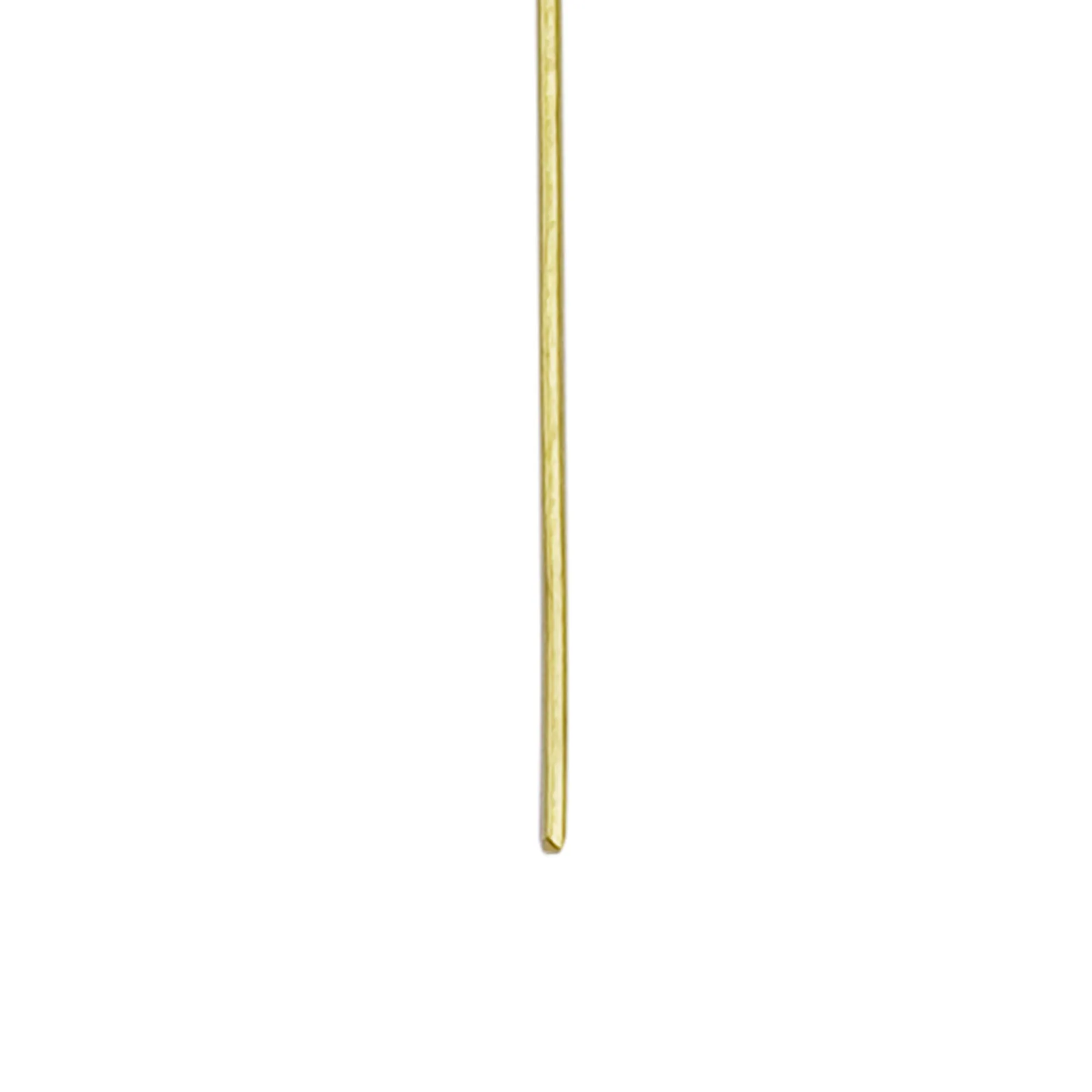Flat Head Pins Gold Finish 38mm C90012  Diyas Crystal Pin